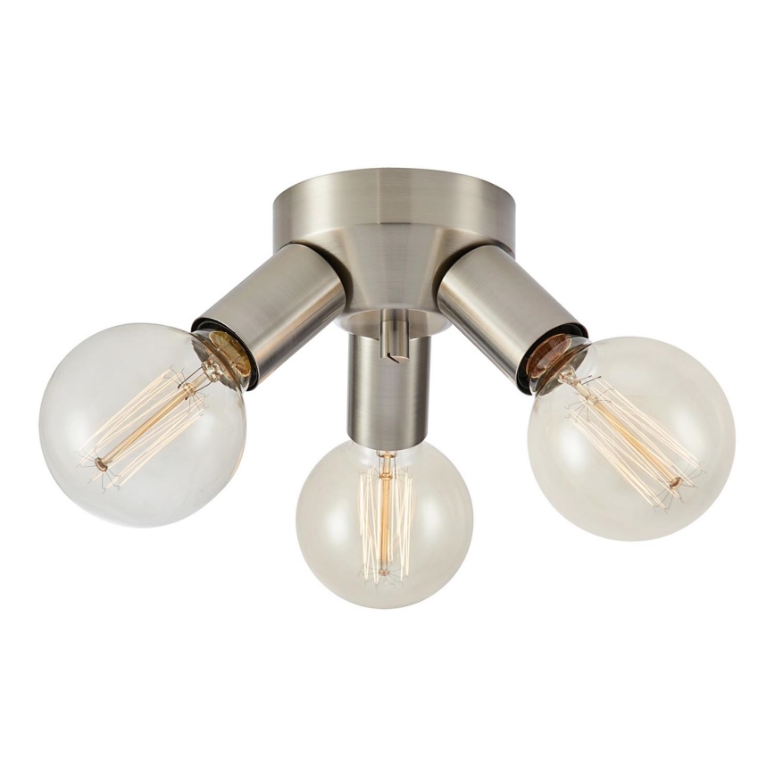 Markslöjd 108551 - Plafonjera MAZZO 3xE27/40W/230V mat krom