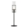 Markslöjd 108555 - Stona lampa TUBO 1xE14/40W/230V 50 cm crno/prozirna