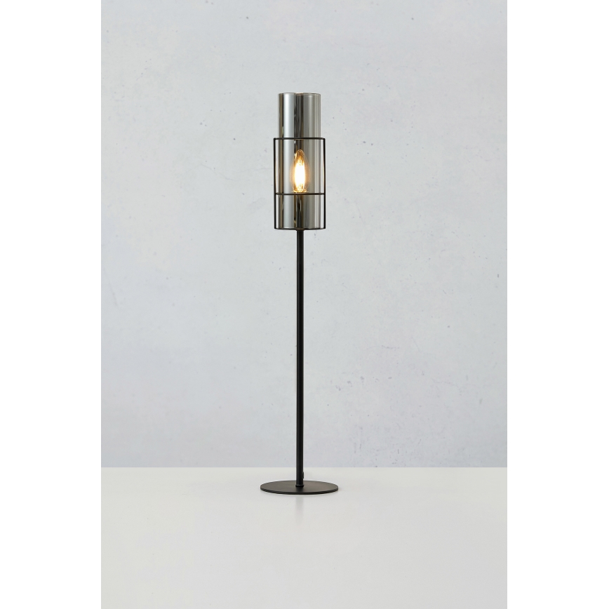 Markslöjd 108560 - Stona lampa TORCIA 1xE14/40W/230V 65 cm crno