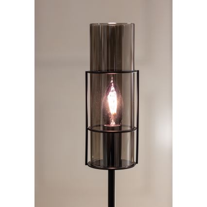Markslöjd 108560 - Stona lampa TORCIA 1xE14/40W/230V 65 cm crno