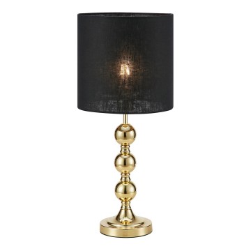 Markslöjd 108574 - Stona lampa OCTO 1xE27/40W/230V crno/zlatna