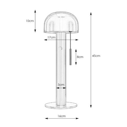 Markslöjd 108577 - Stona lampa COSTA 2xG9/18W/230V bela/mat krom