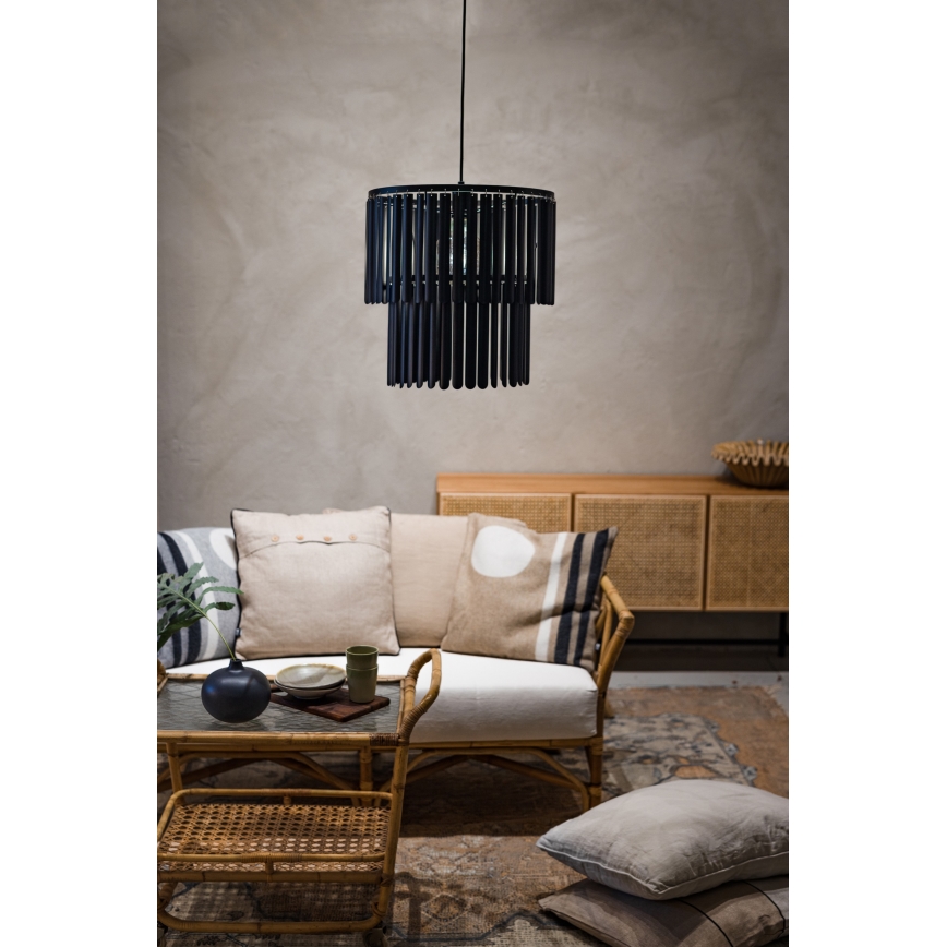 Markslöjd 108581 - Luster na sajli VIENTO 1xE27/40W/230V crno