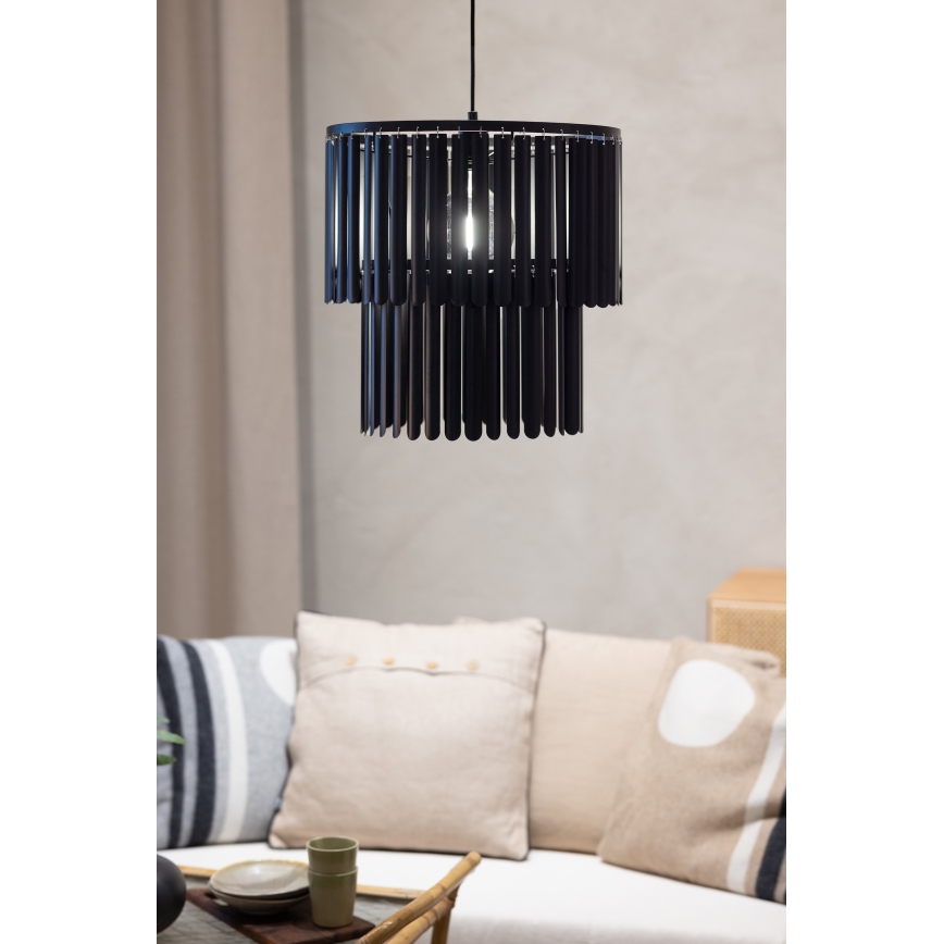 Markslöjd 108581 - Luster na sajli VIENTO 1xE27/40W/230V crno