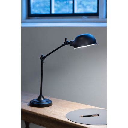 Markslöjd 108584 - Stona lampa PORTLAND 1xE27/40W/230V crno