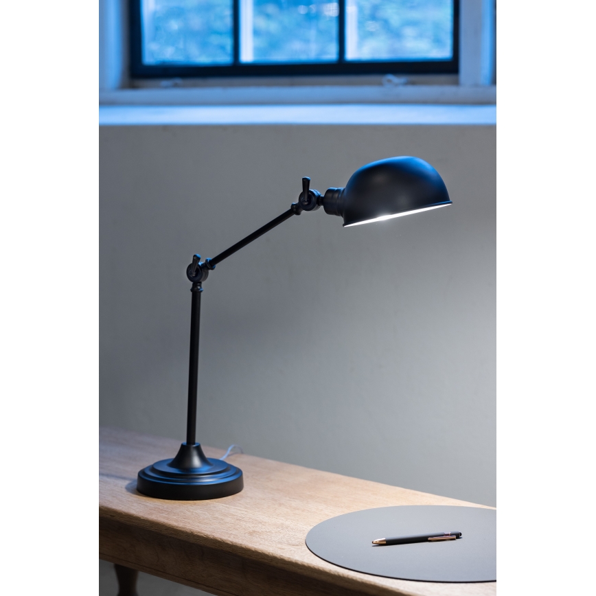 Markslöjd 108584 - Stona lampa PORTLAND 1xE27/40W/230V crno
