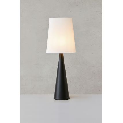 Markslöjd 108597 - Stona lampa CONUS 1xE14/40W/230V bela/crno
