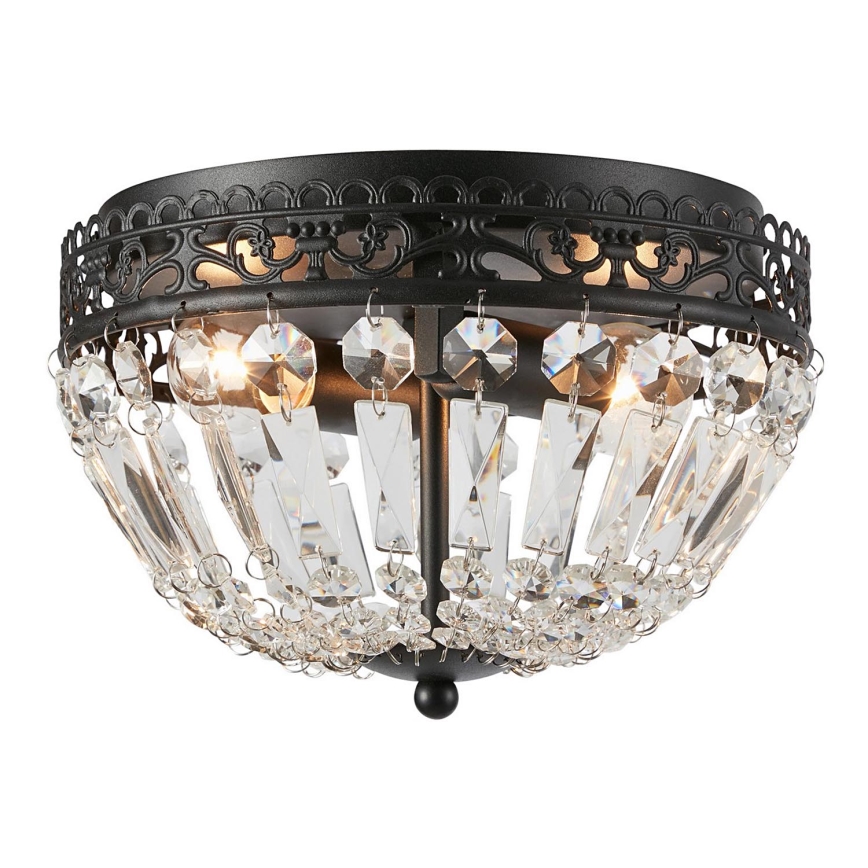 Markslöjd 108598 - Plafonjera ETIENNE 2xE14/40W/230V crno