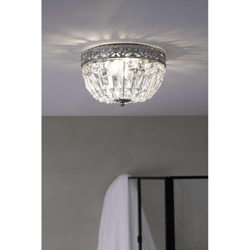 Markslöjd 108599 - Plafonjera ETIENNE 2xE14/40W/230V sjajni krom