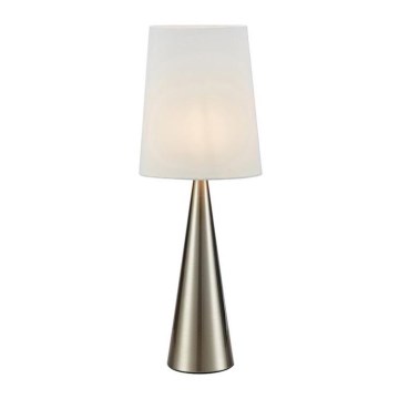 Markslöjd 108624 - Stona lampa CONUS 1xE14/40W/230V bela/mat krom