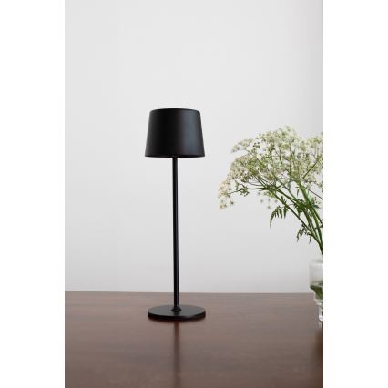 Markslöjd 108653 - LED Prigušiva punjiva lampa FIORE LED/2W/5V IP44 38 cm crno