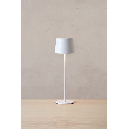 Markslöjd 108654 - LED Prigušiva punjiva lampa FIORE LED/2W/5V IP44 38 cm bela