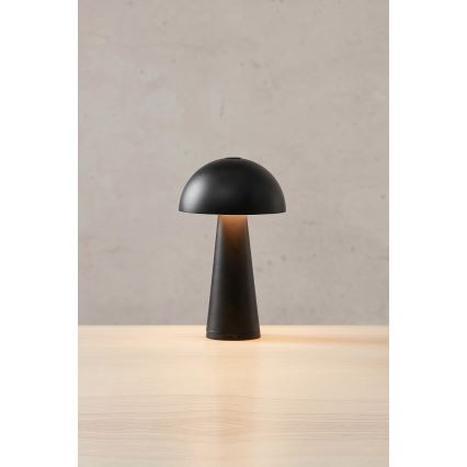Markslöjd 108655 - LED Prigušiva punjiva lampa FUNGI LED/1,5W/5V IP44 crno
