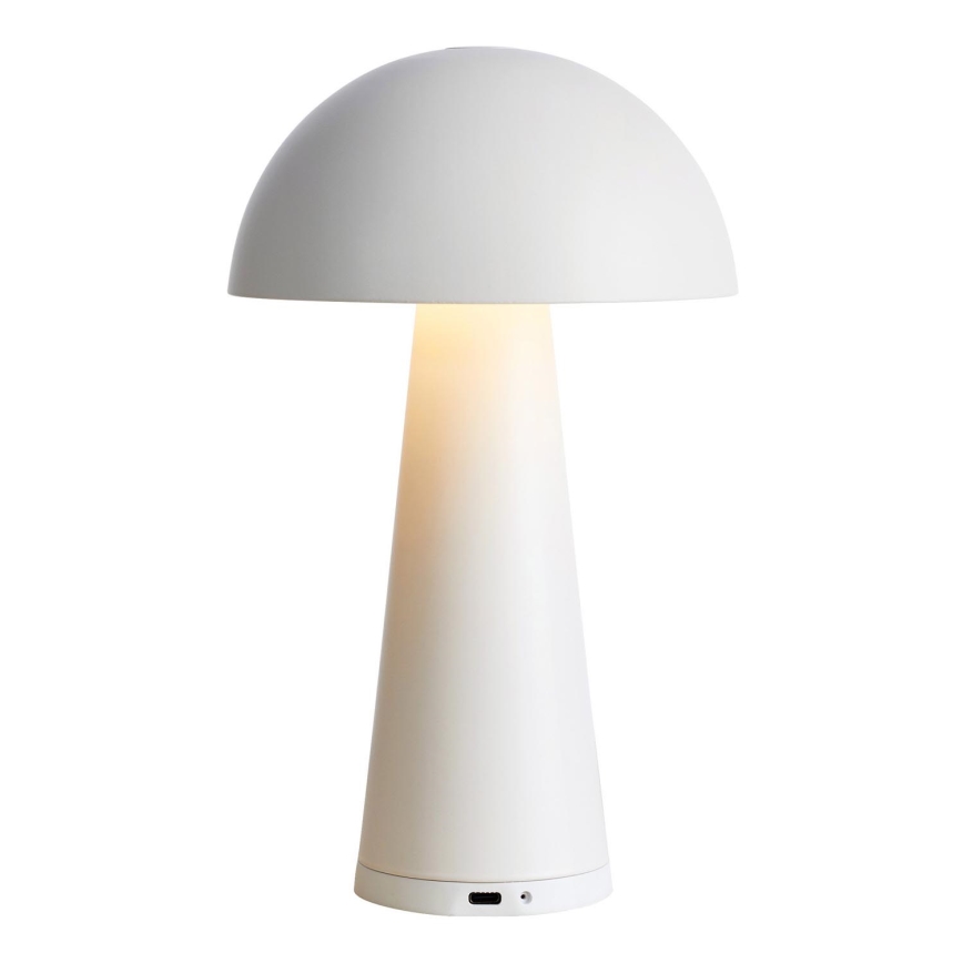 Markslöjd 108656 - LED Prigušiva punjiva lampa FUNGI LED/1,5W/5V IP44 bela