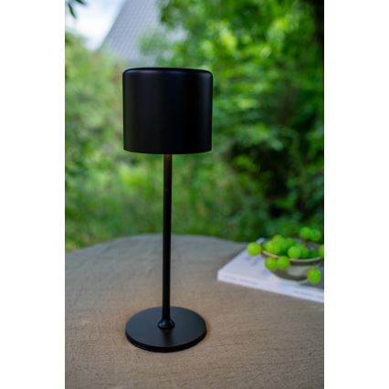 Markslöjd 108657 - LED Prigušiva punjiva stona lampa FILO LED/2W/5V IP44 30 cm crno