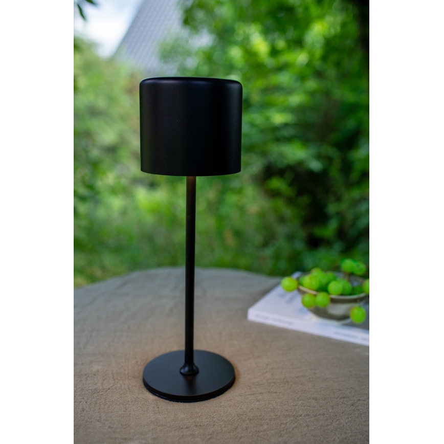Markslöjd 108657 - LED Prigušiva punjiva stona lampa FILO LED/2W/5V IP44 30 cm crno