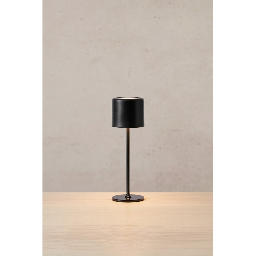 Markslöjd 108657 - LED Prigušiva punjiva stona lampa FILO LED/2W/5V IP44 30 cm crno