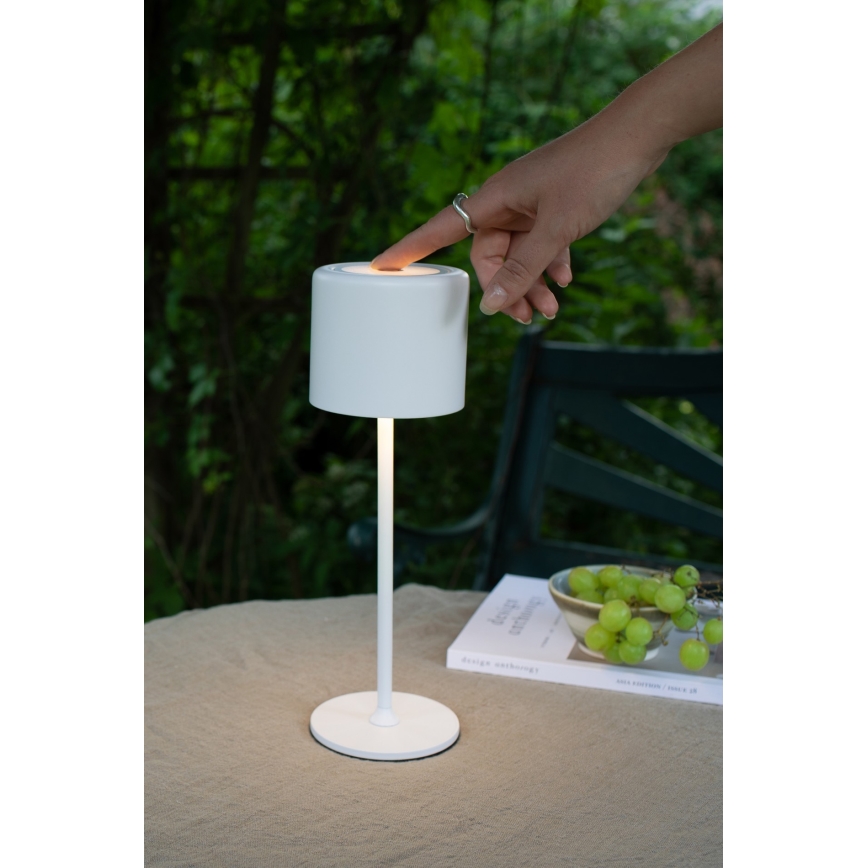 Markslöjd 108658 - LED Prigušiva punjiva lampa FILO LED/2W/5V IP44 30 cm bela