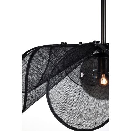 Markslöjd 108660 - Luster na sajli STYRKA 1xE27/40W/230V pr. 63 cm crno