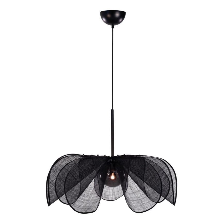 Markslöjd 108662 - Luster na sajli STYRKA 1xE27/40W/230V pr. 75 cm crno