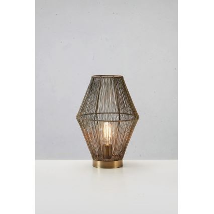 Markslöjd 108665 - Stona lampa CASA 1xE27/40W/230V mesing
