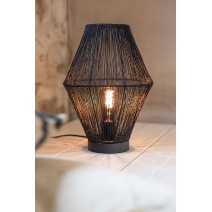 Markslöjd 108666 - Stona lampa CASA 1xE27/40W/230V crno