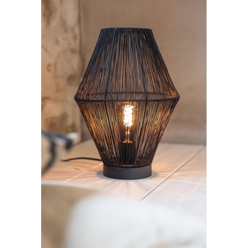 Markslöjd 108666 - Stona lampa CASA 1xE27/40W/230V crno