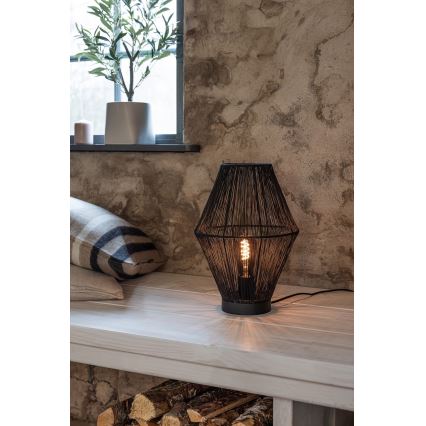 Markslöjd 108666 - Stona lampa CASA 1xE27/40W/230V crno