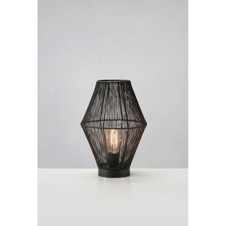 Markslöjd 108666 - Stona lampa CASA 1xE27/40W/230V crno