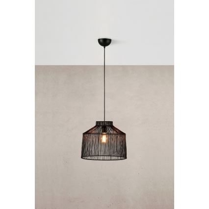 Markslöjd 108668 - Luster na sajli CAPANNA 1xE27/40W/230V crno