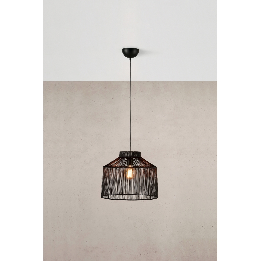 Markslöjd 108668 - Luster na sajli CAPANNA 1xE27/40W/230V crno