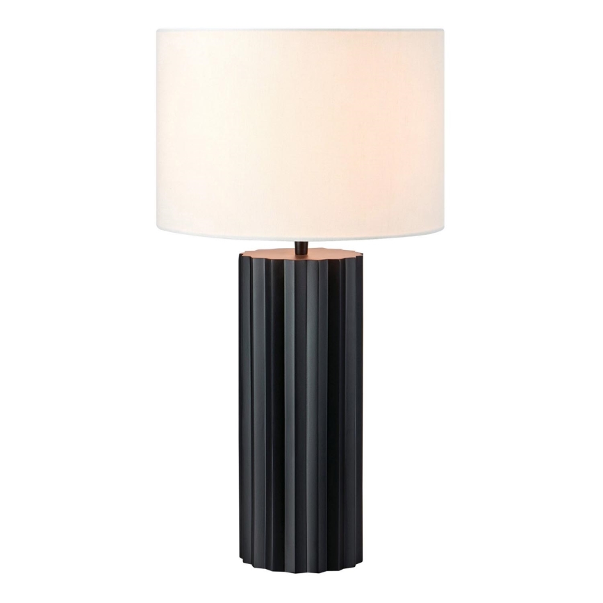 Markslöjd 108670 - Stona lampa HASHIRA 1xE27/40W/230V bela/crno