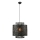Markslöjd 108676 - Luster na sajli STRATI 1xE27/40W/230V crno/bambus