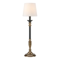 Markslöjd 108679 - Stona lampa GENT 1xE27/40W/230V mesing/crno/bela