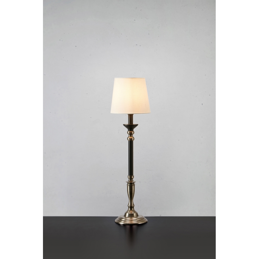 Markslöjd 108680 - Stona lampa GENT 1xE27/40W/230V mat krom/crno/bela