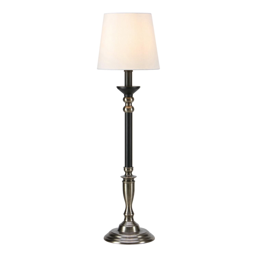Markslöjd 108680 - Stona lampa GENT 1xE27/40W/230V mat krom/crno/bela