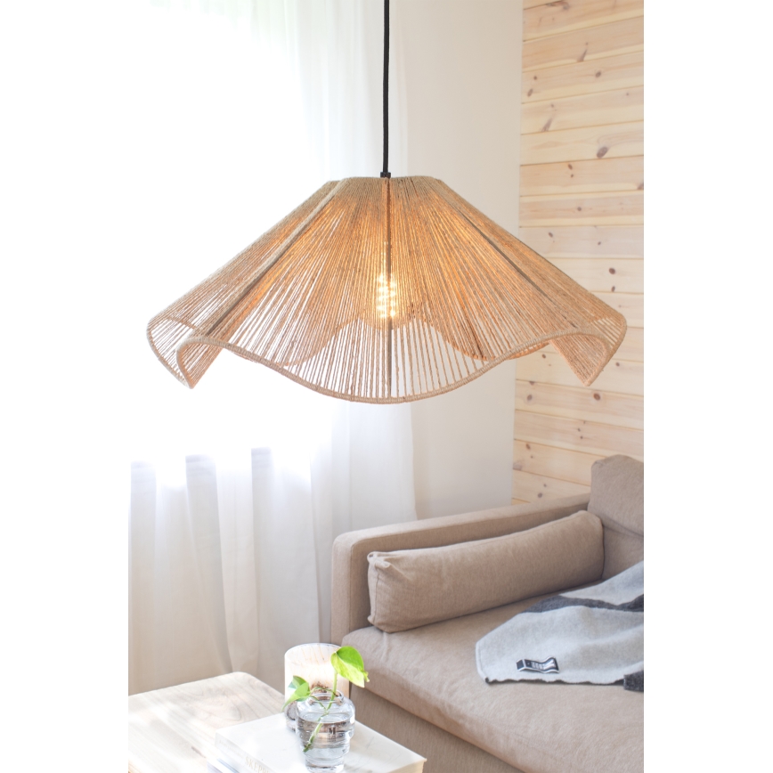 Markslöjd 108681 - Luster na sajli NAMI 1xE27/40W/230V braon