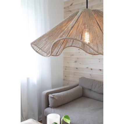Markslöjd 108681 - Luster na sajli NAMI 1xE27/40W/230V braon