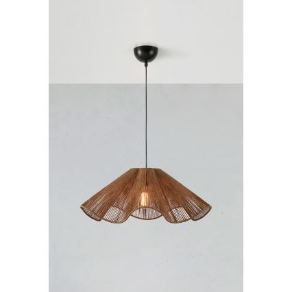 Markslöjd 108681 - Luster na sajli NAMI 1xE27/40W/230V braon