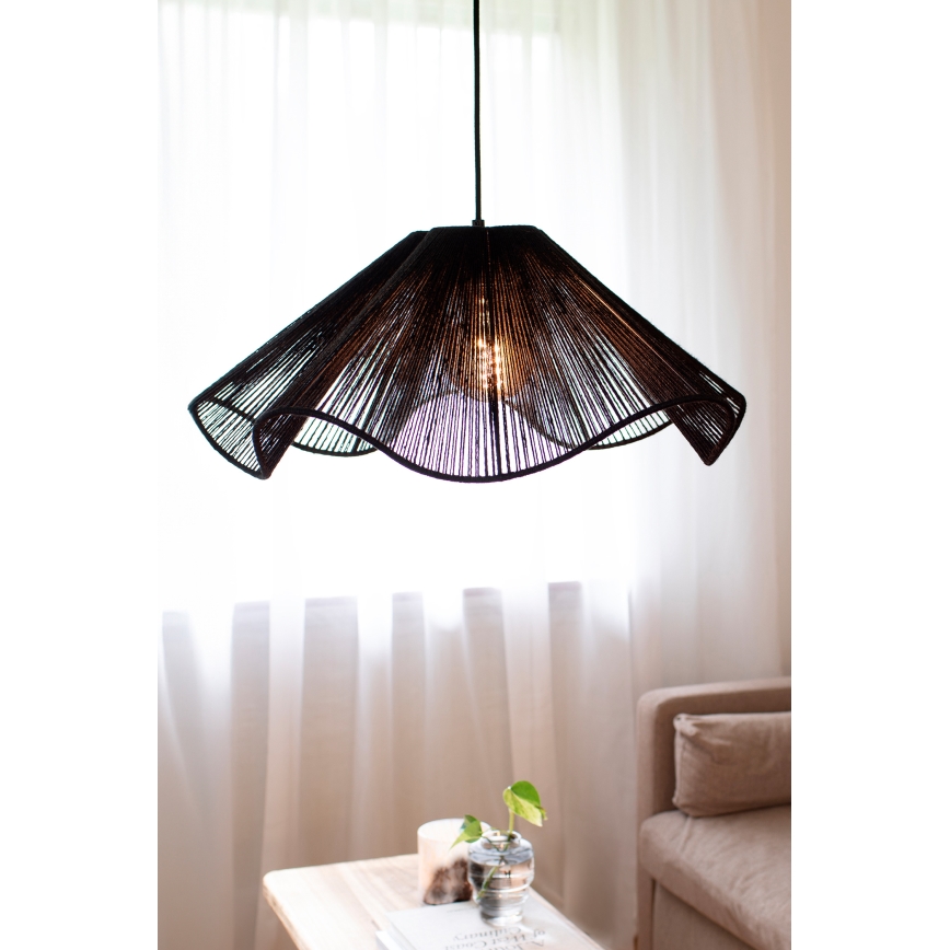 Markslöjd 108682 - Luster na sajli NAMI 1xE27/40W/230V crno