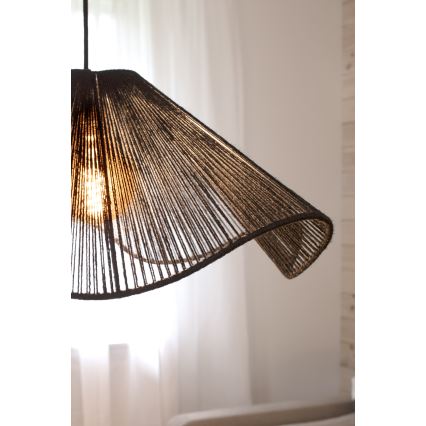 Markslöjd 108682 - Luster na sajli NAMI 1xE27/40W/230V crno