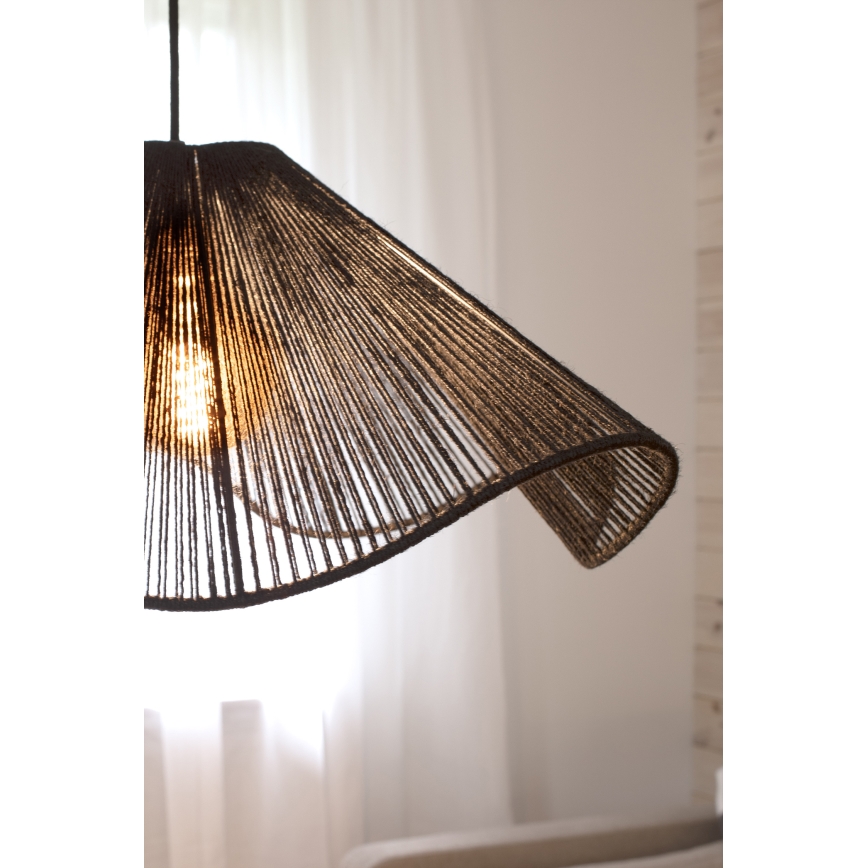 Markslöjd 108682 - Luster na sajli NAMI 1xE27/40W/230V crno