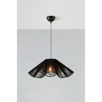 Markslöjd 108682 - Luster na sajli NAMI 1xE27/40W/230V crno