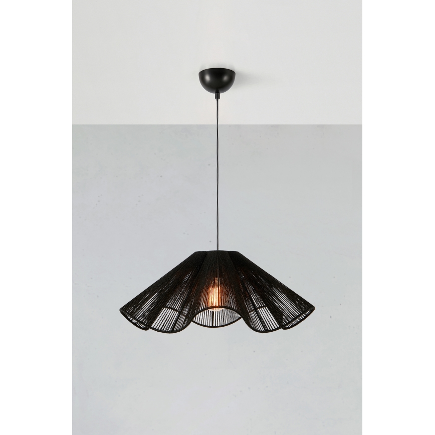 Markslöjd 108682 - Luster na sajli NAMI 1xE27/40W/230V crno