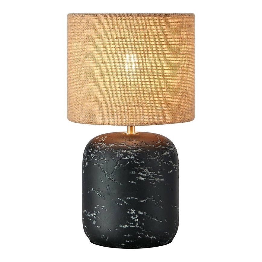 Markslöjd 108683 - Stona lampa MONTAGNA 1xE14/40W/230V 32 cm bež/crno