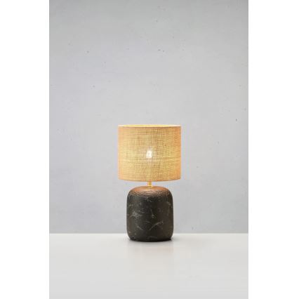 Markslöjd 108683 - Stona lampa MONTAGNA 1xE14/40W/230V 32 cm bež/crno