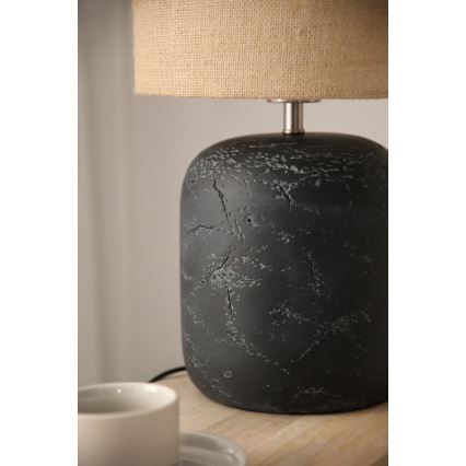 Markslöjd 108684 - Stona lampa MONTAGNA 1xE14/40W/230V 45 cm bež/crno