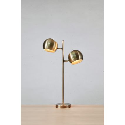 Markslöjd 108692 - Stona lampa EDGAR 2xE14/40W/230V zlatna