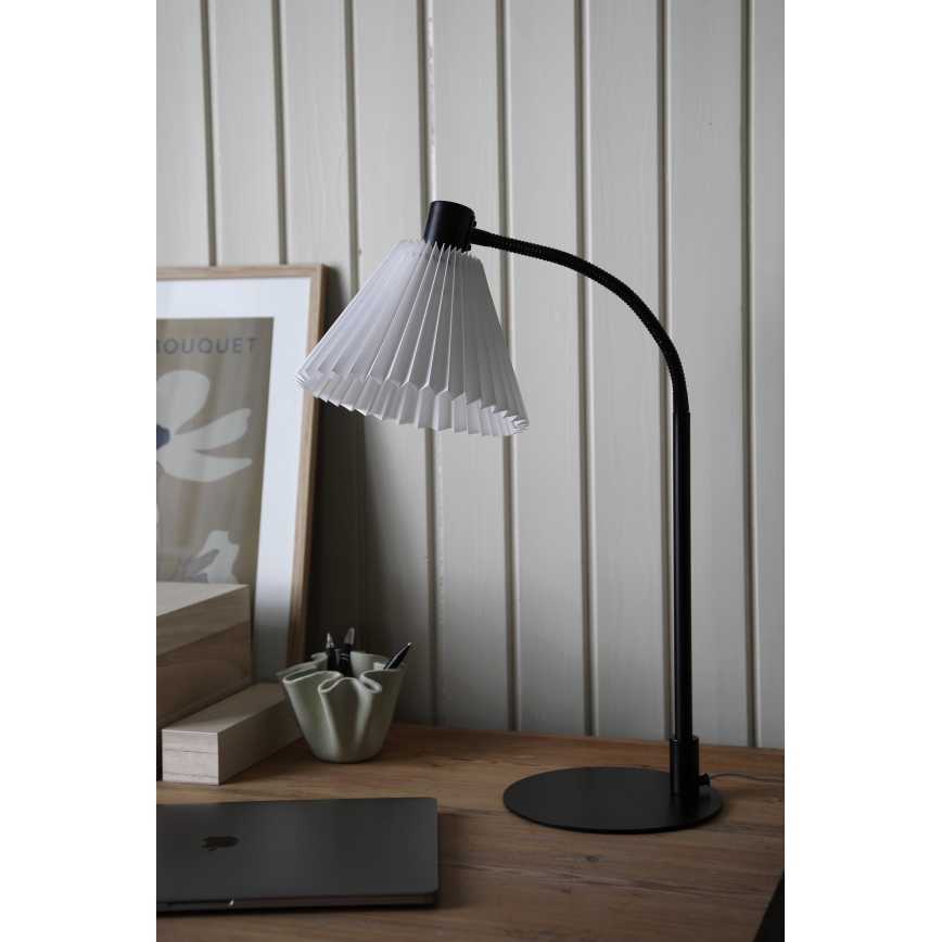 Markslöjd 108697 - Stona lampa MIRA 1xE14/40W/230V crno/bela