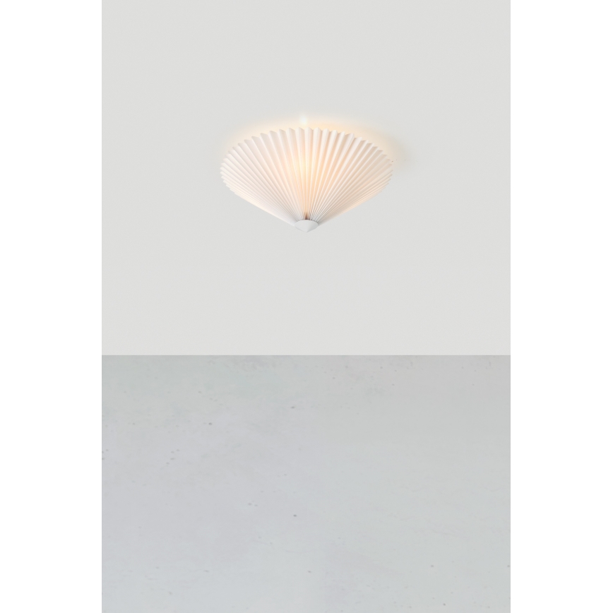Markslöjd 108701 - Plafonjera PLISADO 3xE14/40W/230V pr. 42 cm bela